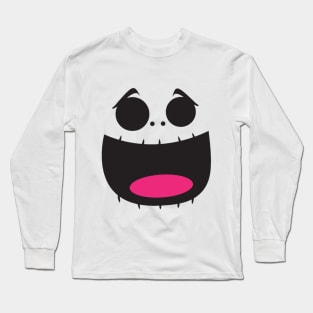 scary face Long Sleeve T-Shirt